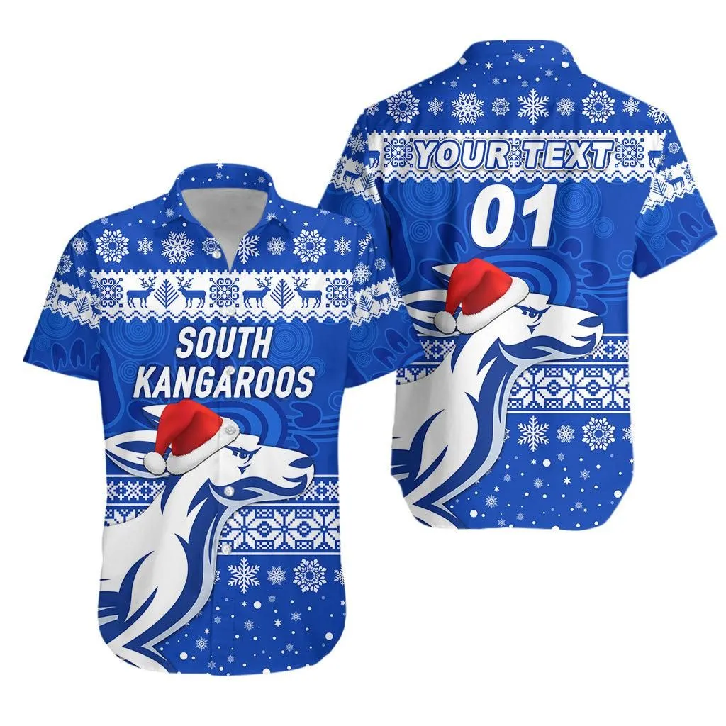 (Custom Personalised) South Alice Football Club Hawaiian Shirt Christmas Kangaroos Simple Style Lt8_1