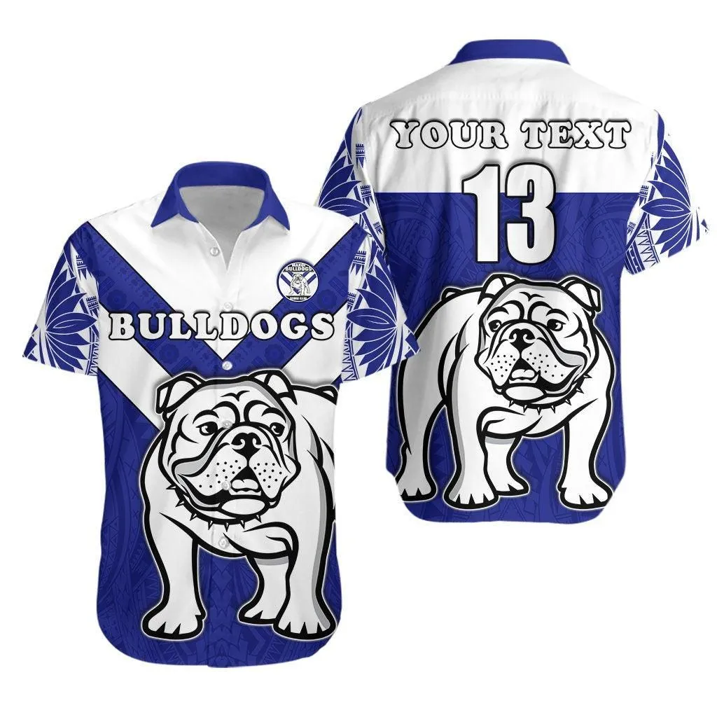 (Custom Personalised) Spirit Bulldogs Hawaiian Shirt Makoi Fiji Rugby   Custom Text And Number Lt13_1