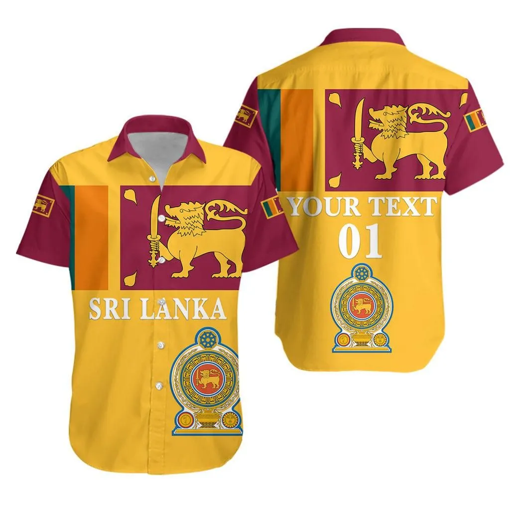 (Custom Personalised) Sri Lanka Hawaiian Shirt Flag Vibes Lt8_1