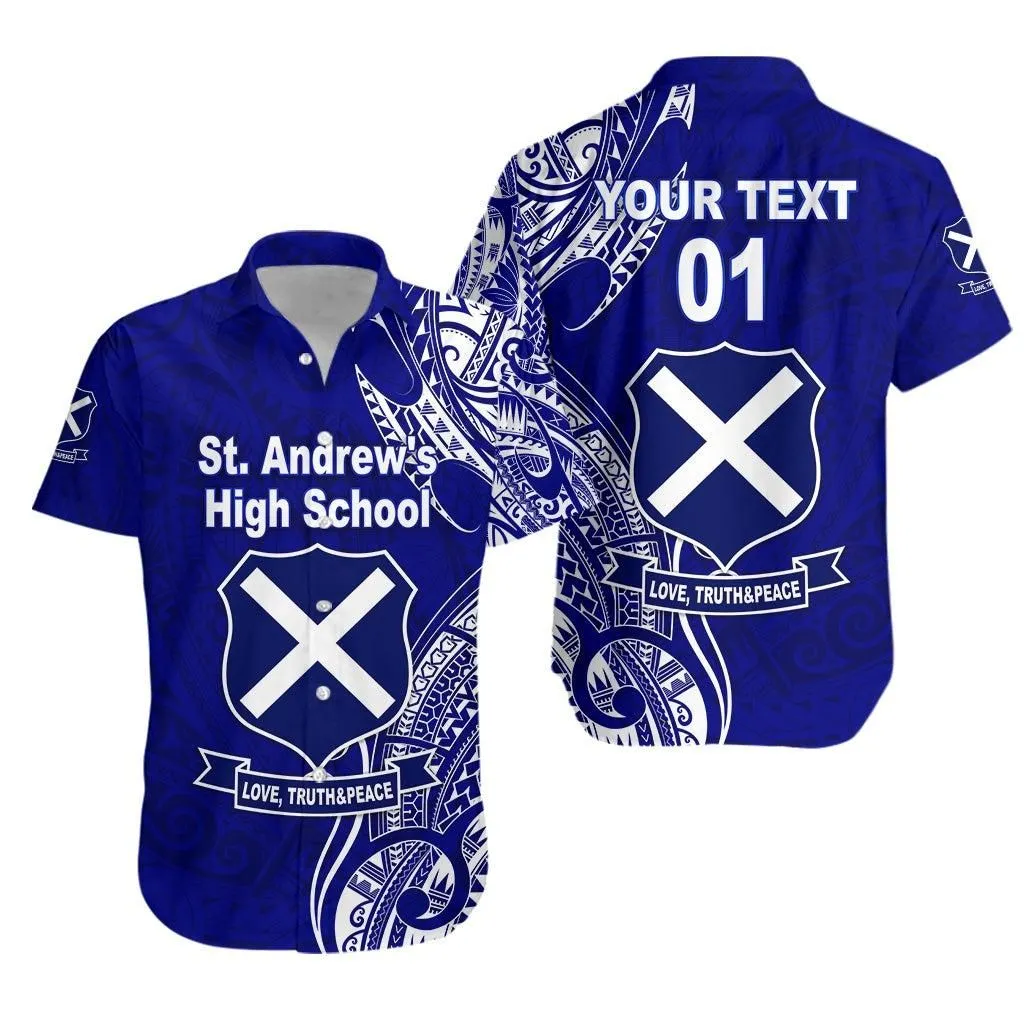 (Custom Personalised) St Andrews High School Hawaiian Shirt Original Style Lt8_1