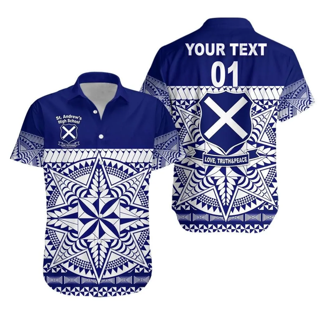 (Custom Personalised) St Andrews High School Hawaiian Shirt Simplified Version Lt8_1