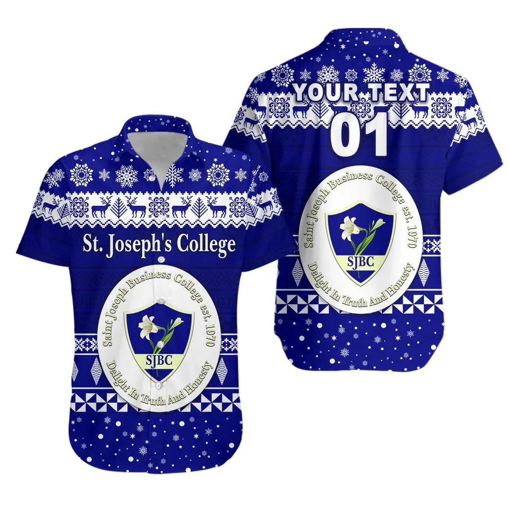 (Custom Personalised) St Josephs College Christmas Hawaiian Shirt Simple Style Lt8_1