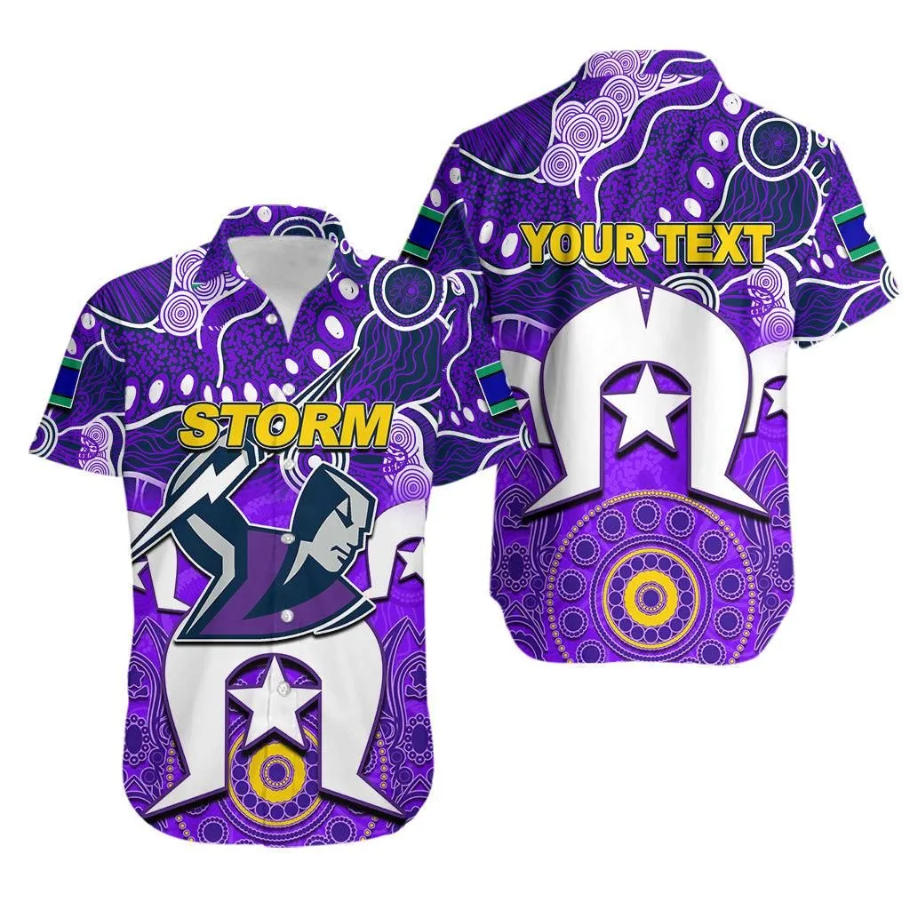 (Custom Personalised) Storm Torres Strait Islanders Mix Aboriginal Hawaiaan Shirt Lt6_1