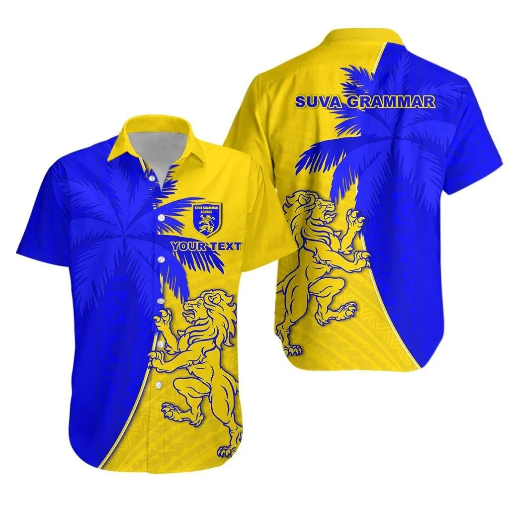 (Custom Personalised) Suva Grammar Simple Hawaiian Shirt Fiji School Lt13_1