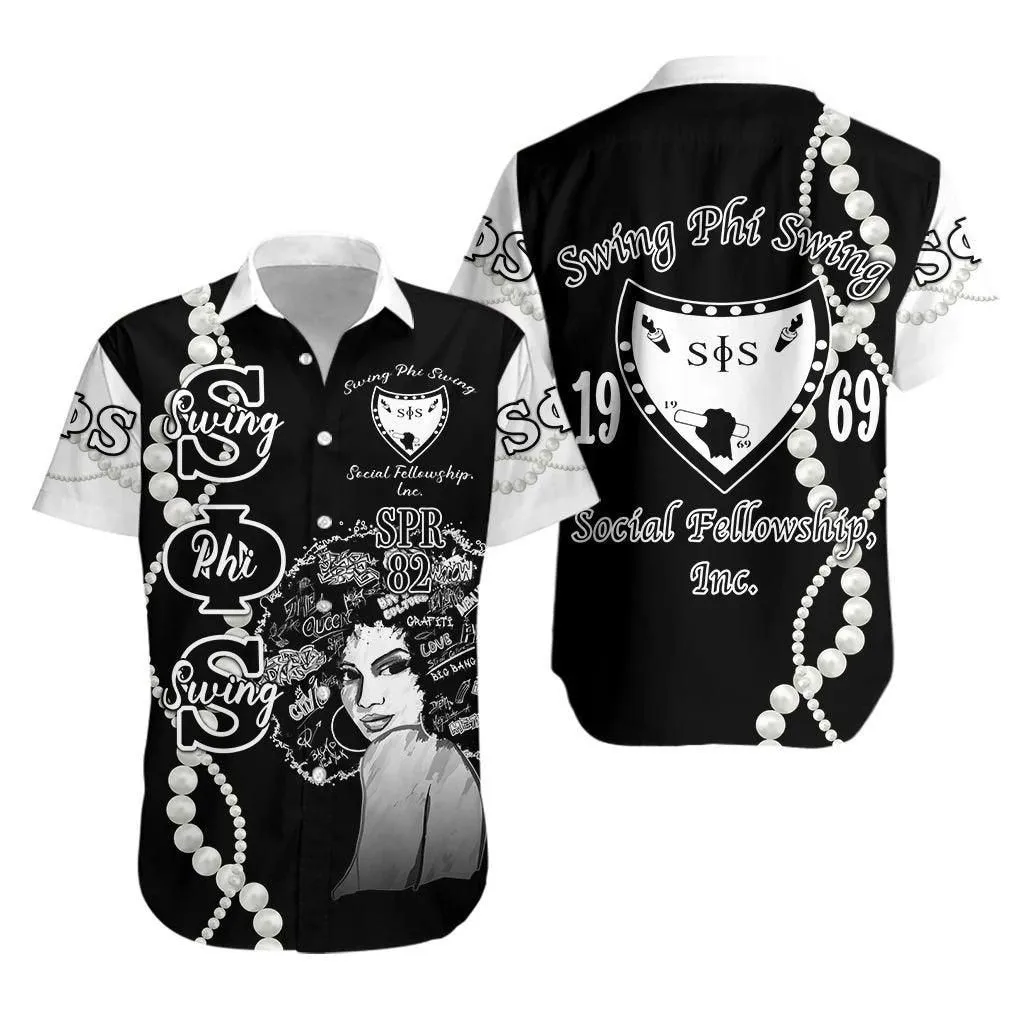 (Custom Personalised) Swing Phi Swing Hawaiian Shirt Be Beautiful Version   Black No1 Lt8_1