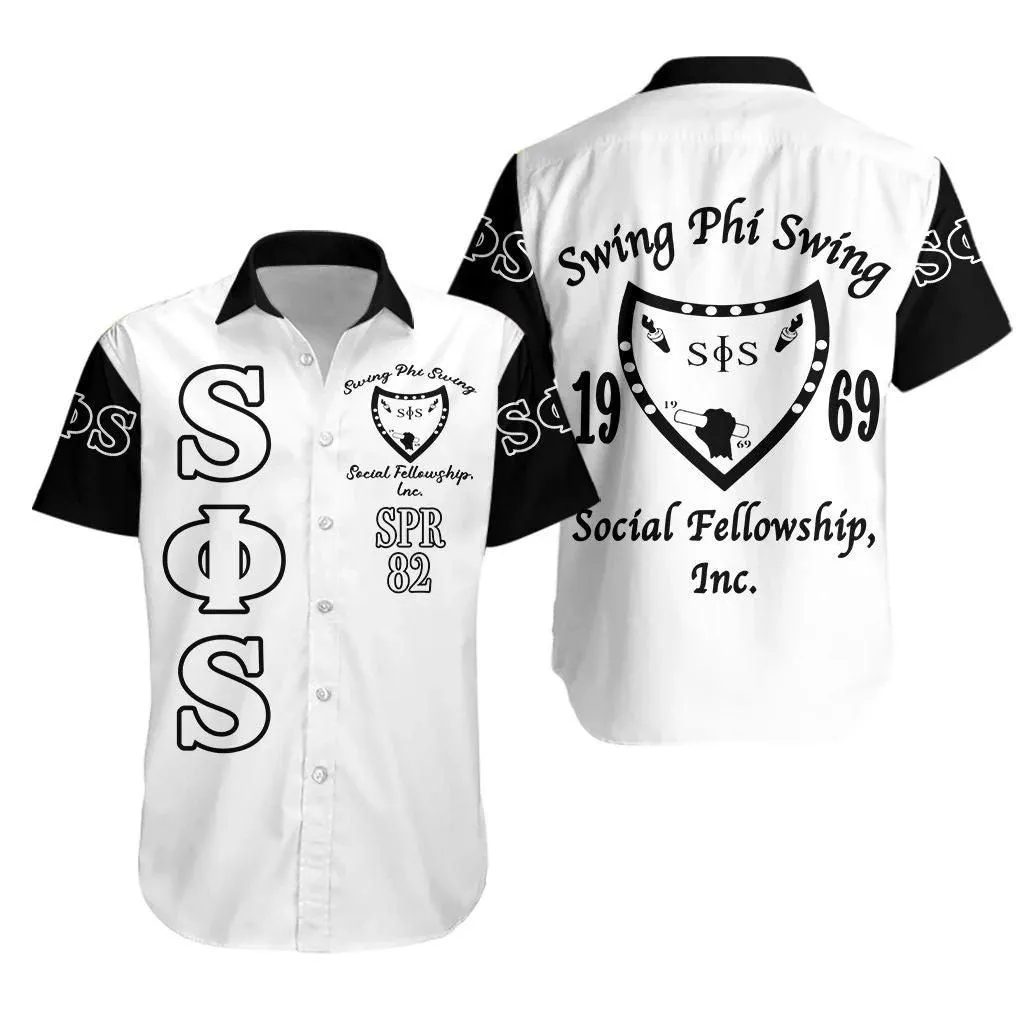 (Custom Personalised) Swing Phi Swing Hawaiian Shirt Original Style   White No1 Lt8_1