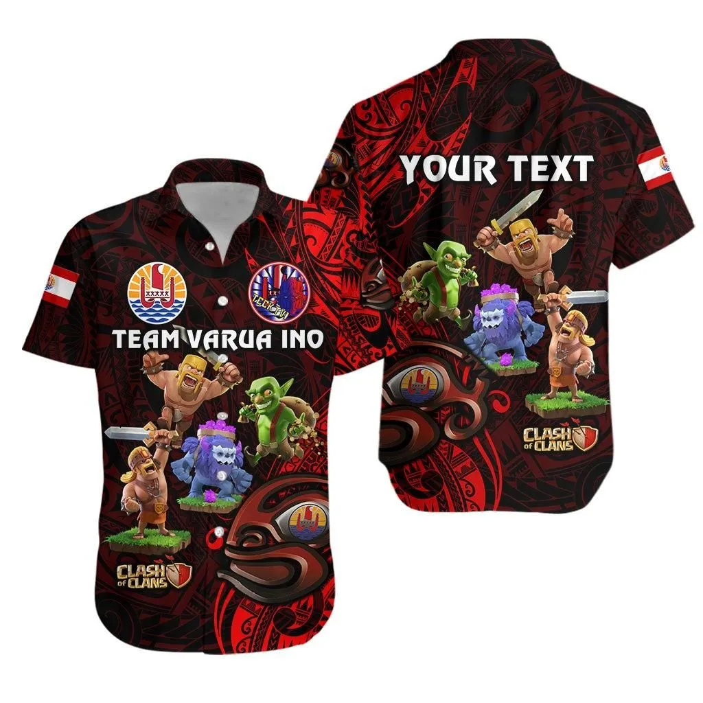 (Custom Personalised) Tahiti Eimeo Teahamai   Pc Hawaiian Shirt Team Varua Ino   Black Lt8_1