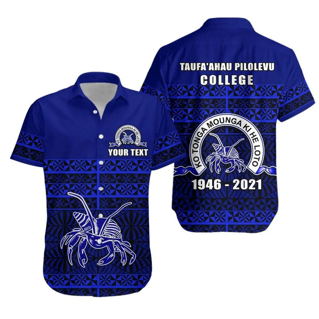 (Custom Personalised) Taufaahau Pilolevu Tonga College Hawaiian Shirt 75 Years   Diamond Jubilee Lt13_1