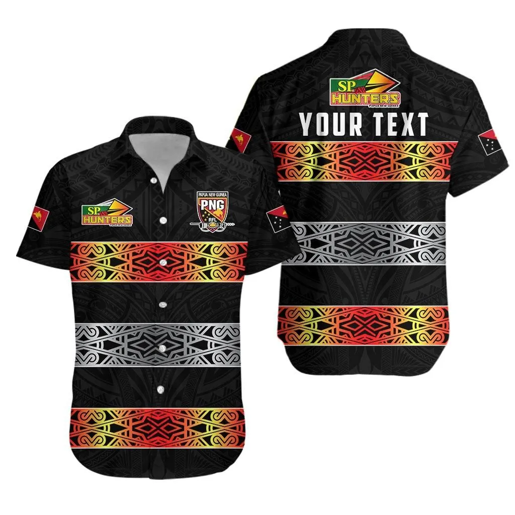 (Custom Personalised) The Hunters Png Hawaiian Shirt Papua New Guinea Hunters Rugby Lt13_0