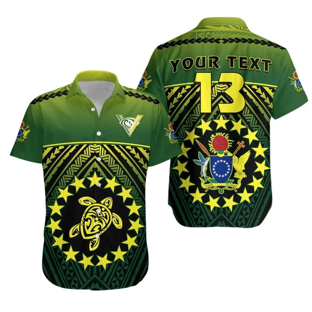 (Custom Personalised) The Kukis Hawaiian Shirt Cook Islands Rugby   Custom Text And Number Lt13_1