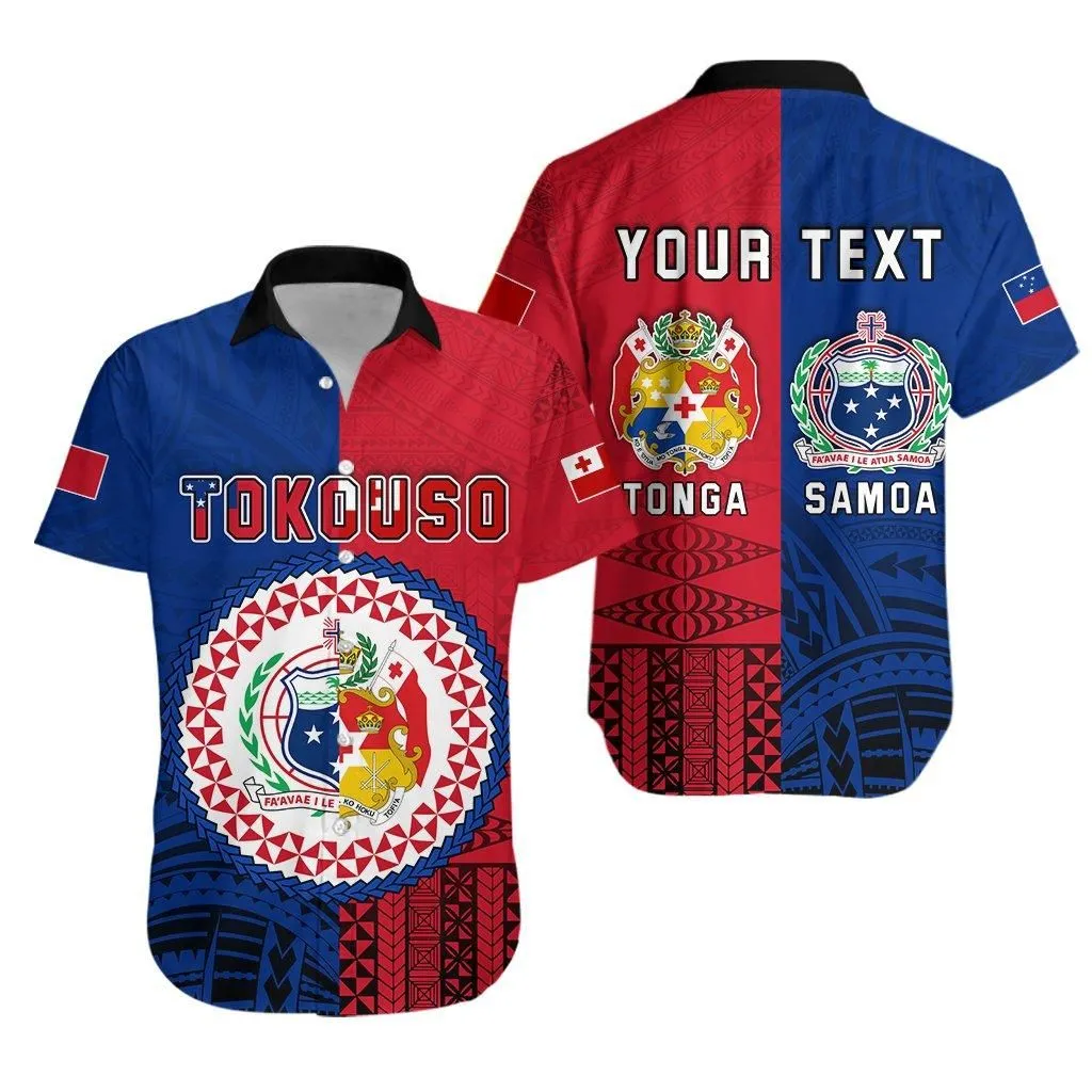 (Custom Personalised) Tokouso Hawaiian Shirt Tonga And Samoa Together Lt13_1