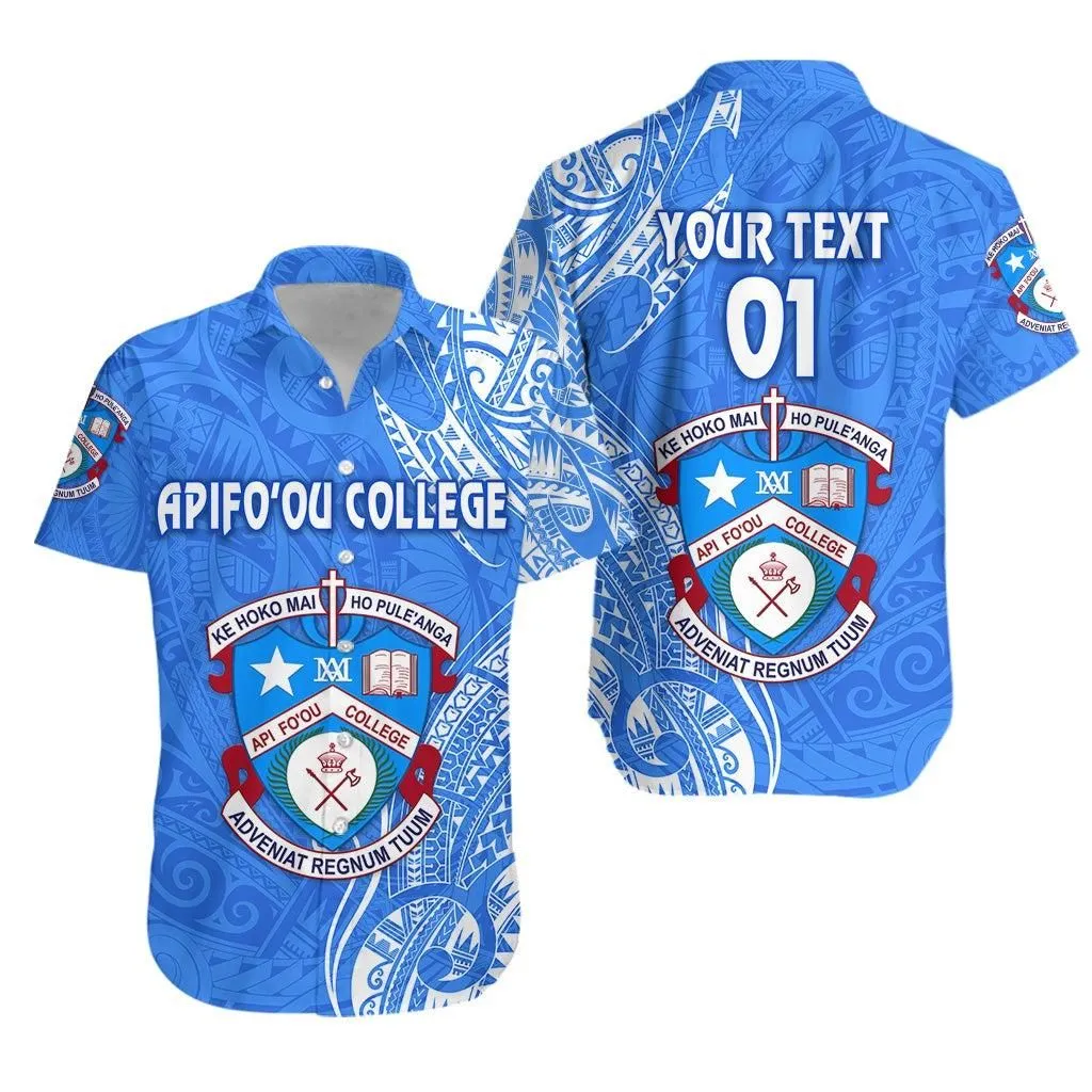 (Custom Personalised) Tonga Apifoou College Hawaiian Shirt Simple Vibes, Custom Text And Number Lt8_1
