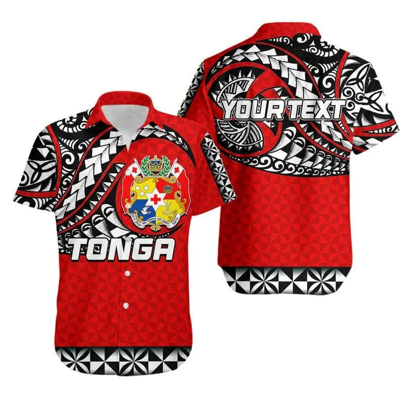 Custom Personalised Tonga Hawaiian Shirt Polynesian Tattoo Lt6_0