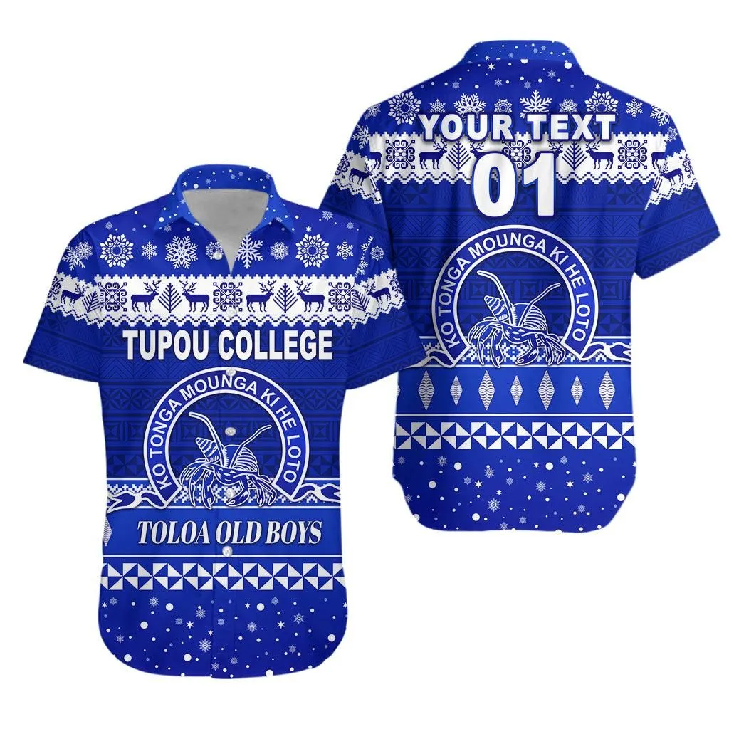 (Custom Personalised) Tupou College Toloa Old Boys Christmas Hawaiian Shirt Simple Style Lt8_1