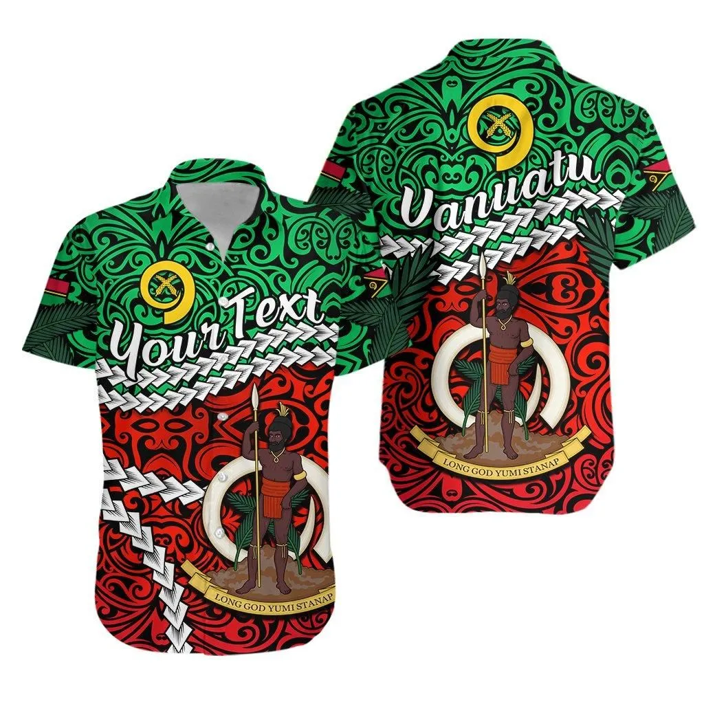 (Custom Personalised) Vanuatu Hawaiian Shirt Simple Lt13_1