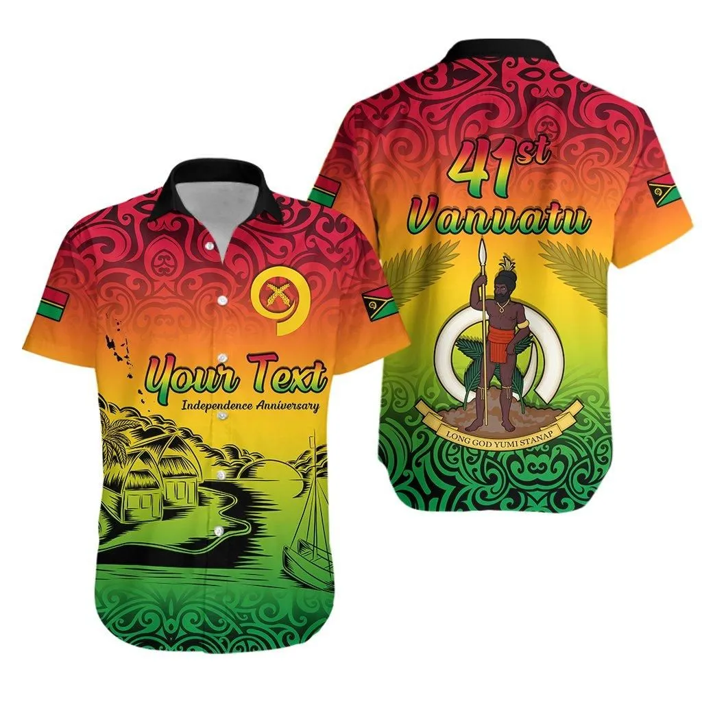 (Custom Personalised) Vanuatu Peaceful Hawaiian Shirt   Independence Anniversary Lt13_1