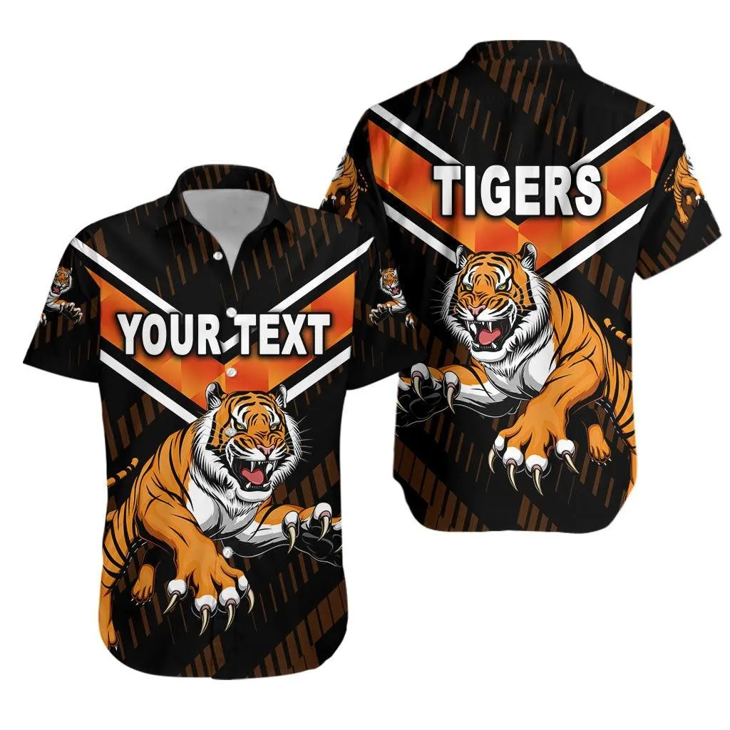 (Custom Personalised) Wests Tigers Hawaiian Shirt 2021 Simple Lt8_1