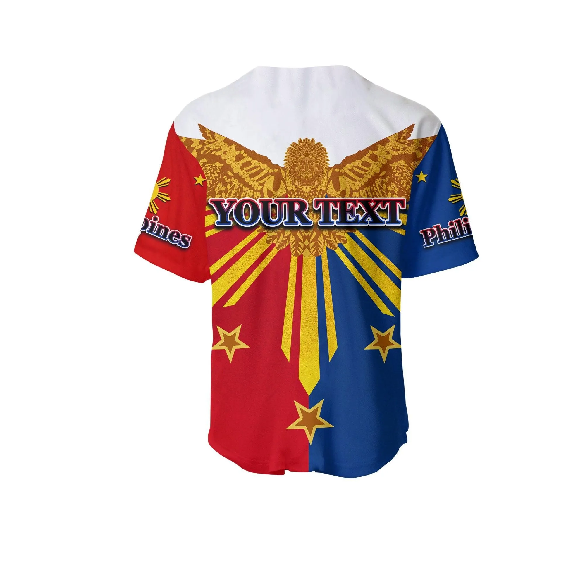 (Custom Personalised)Philippines Baseball Shirt Eagle Lt6_1