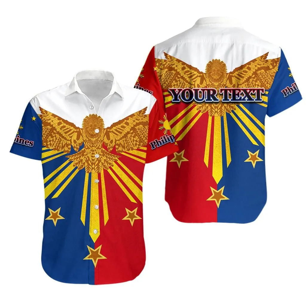 (Custom Personalised)Philippines Hawaiian Shirt Eagle Lt6_1