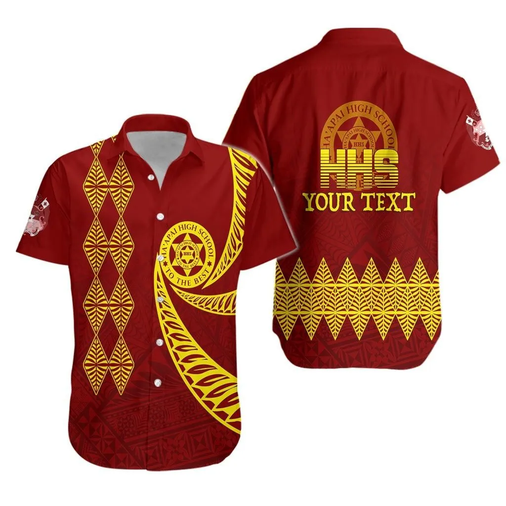 (Custom Personalize) Tonga Haapai High School Hawaiian Shirt Hhs To The Best Lt7_0
