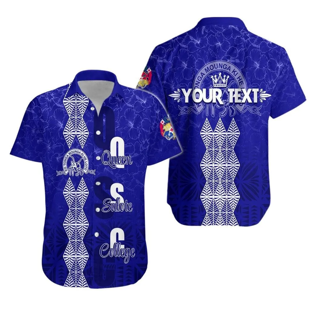 (Custom Personalize) Tonga Kolisi Kuini Salote Hibiscus Hawaiian Shirt Qsc Old Girls Lt7_0