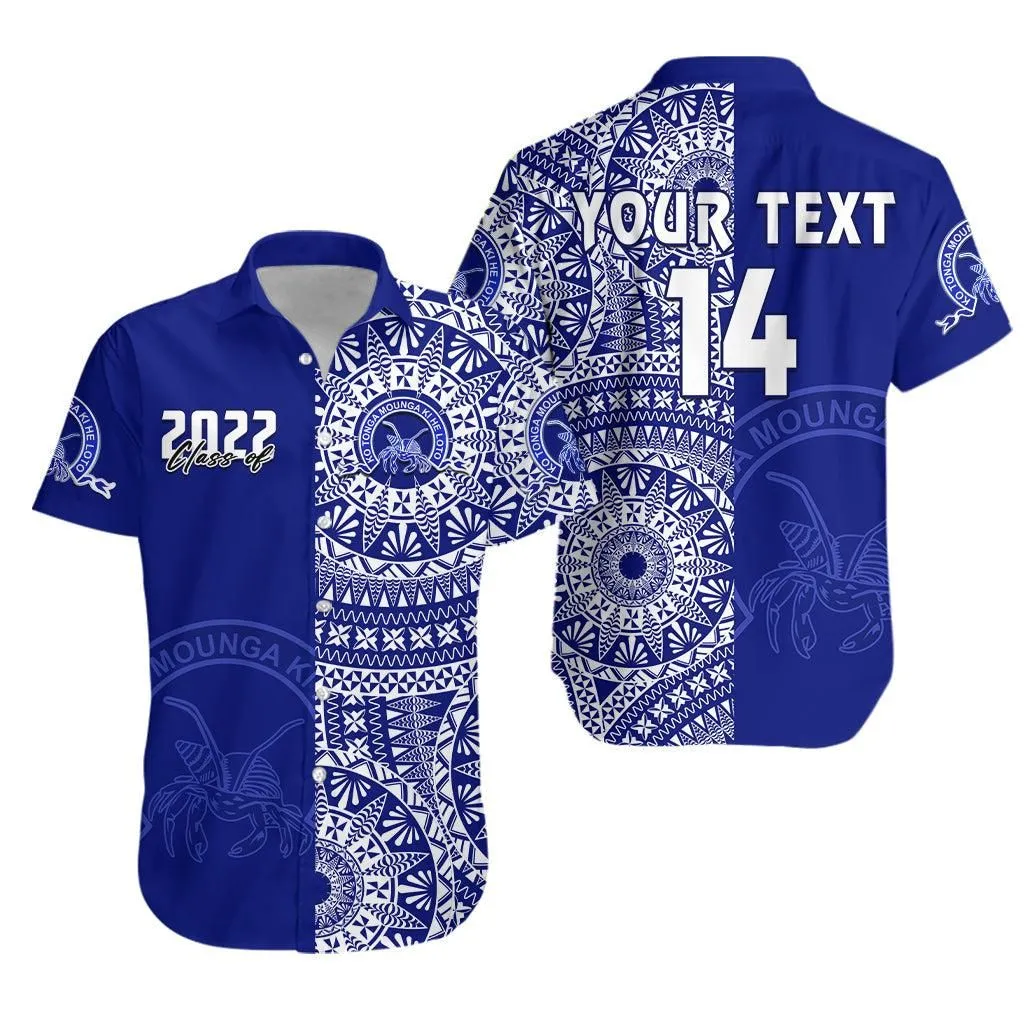 Custom Text And Number Queen Salote Tonga College Hawaiian Shirt Class Of Year Tongan Ngatu Pattern Lt14_0