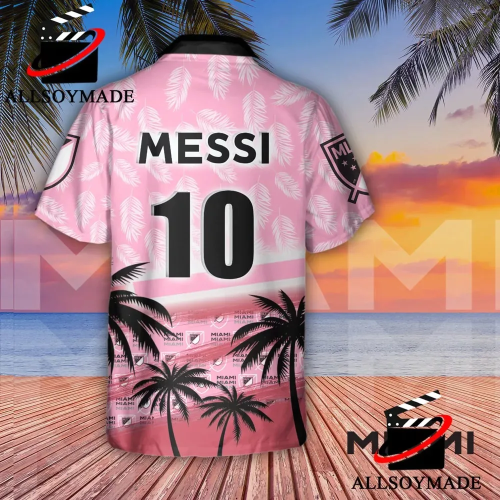 Cheap Palm Tree Inter Miami Leo Messi Hawaii Shirt, New Inter Miami Messi Shirt 2