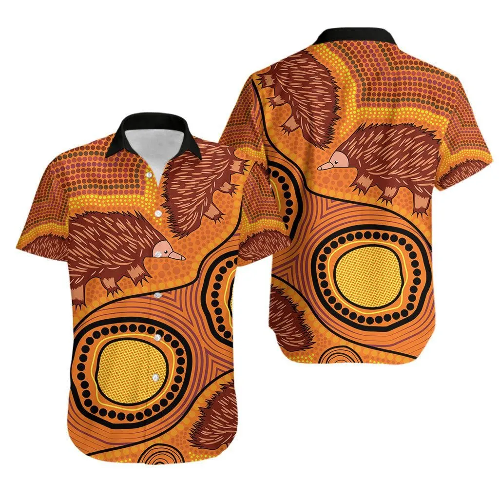 Echidna Aboriginal Hawaiian Shirt Style No1 Lt6_1