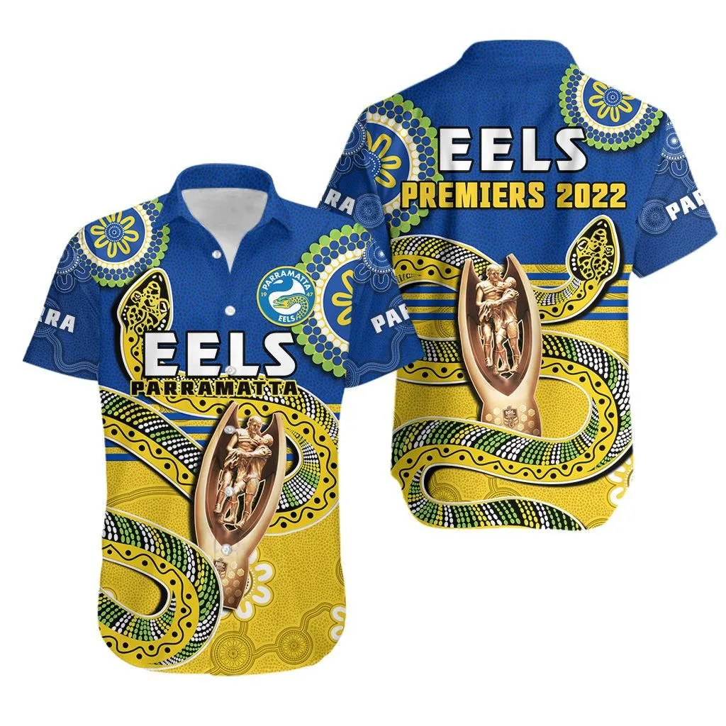 Eels Rugby Hawaiian Shirt Parra 2022 Indigenous Proud Premiers Lt14_0