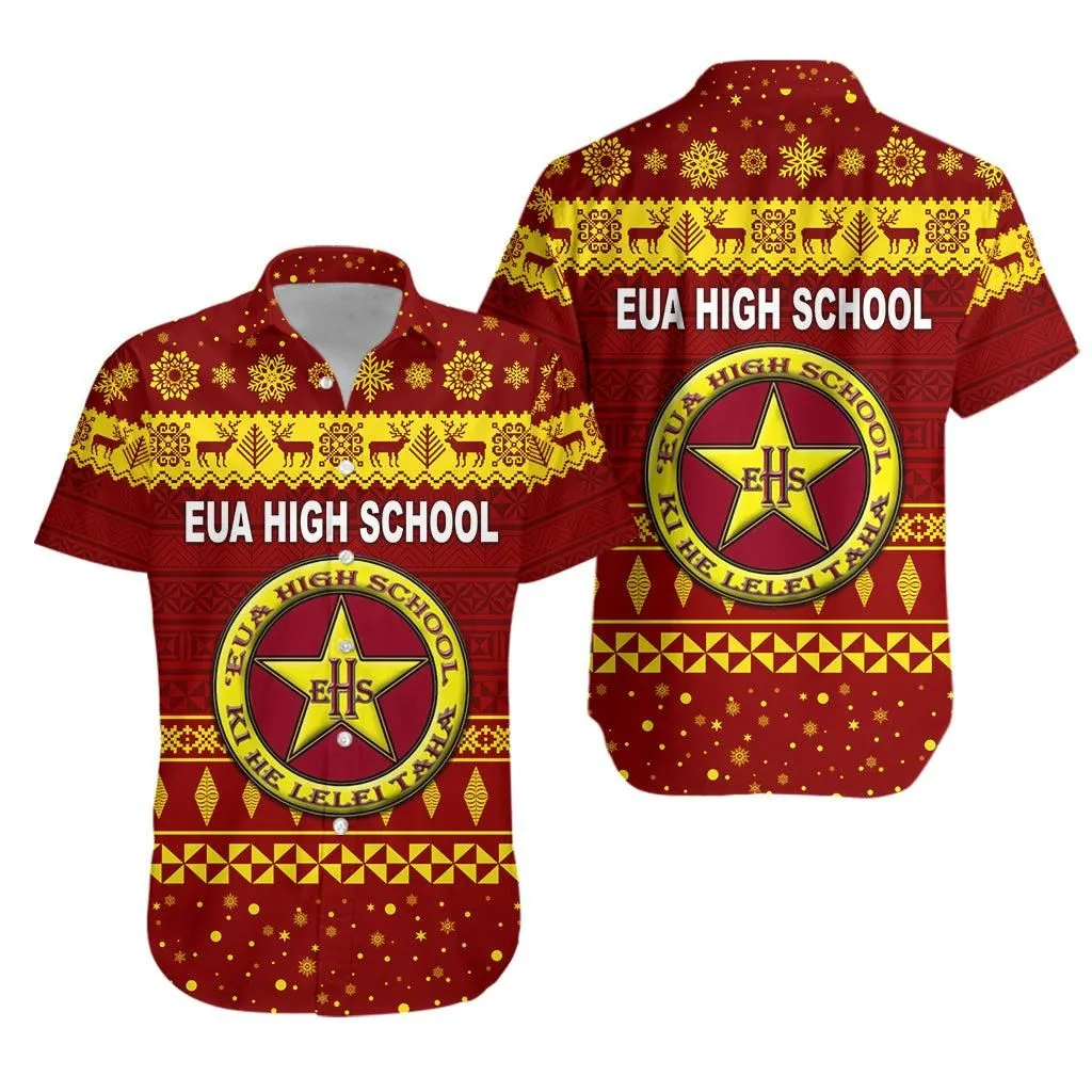 Eua High School Christmas Hawaiian Shirt Simple Style Lt8_1