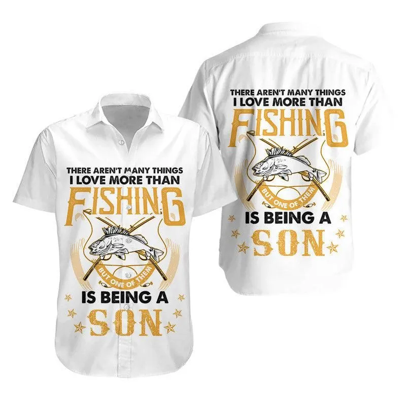 Father Day Hawaiian Shirt Fishing And Being A Son   White Lt8_0