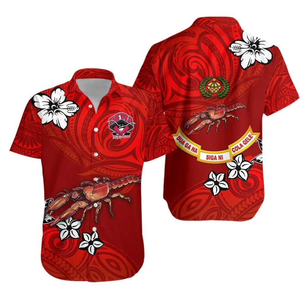 Fiji Rewa Rugby Union Hawaiian Shirt Unique Vibes   Full Red Lt8_1