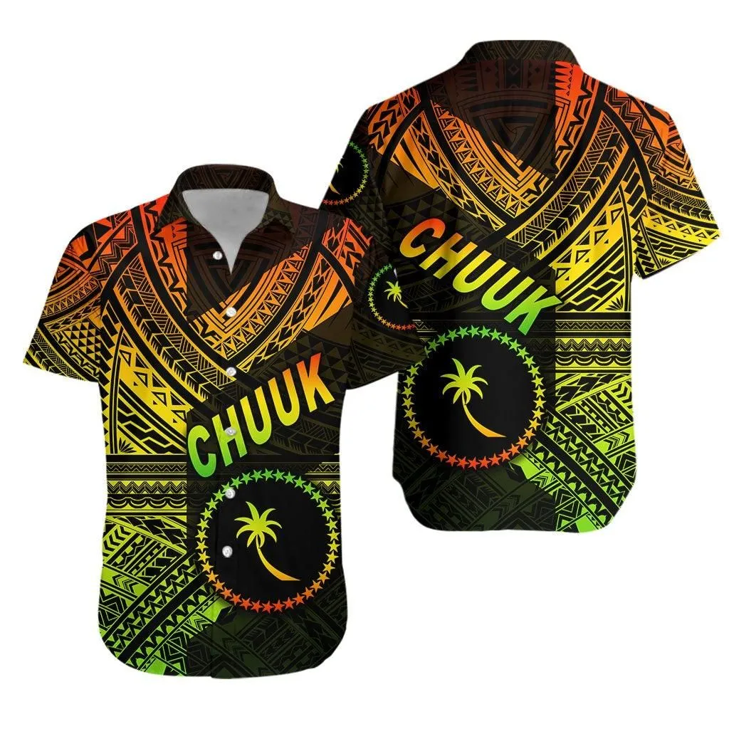 Fsm Chuuk Hawaiian Shirt Original Style   Reggae Lt8_1