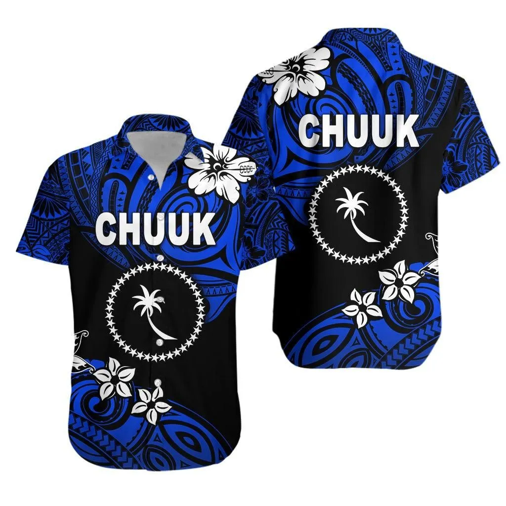 Fsm Chuuk Hawaiian Shirt Unique Vibes   Blue Lt8_1