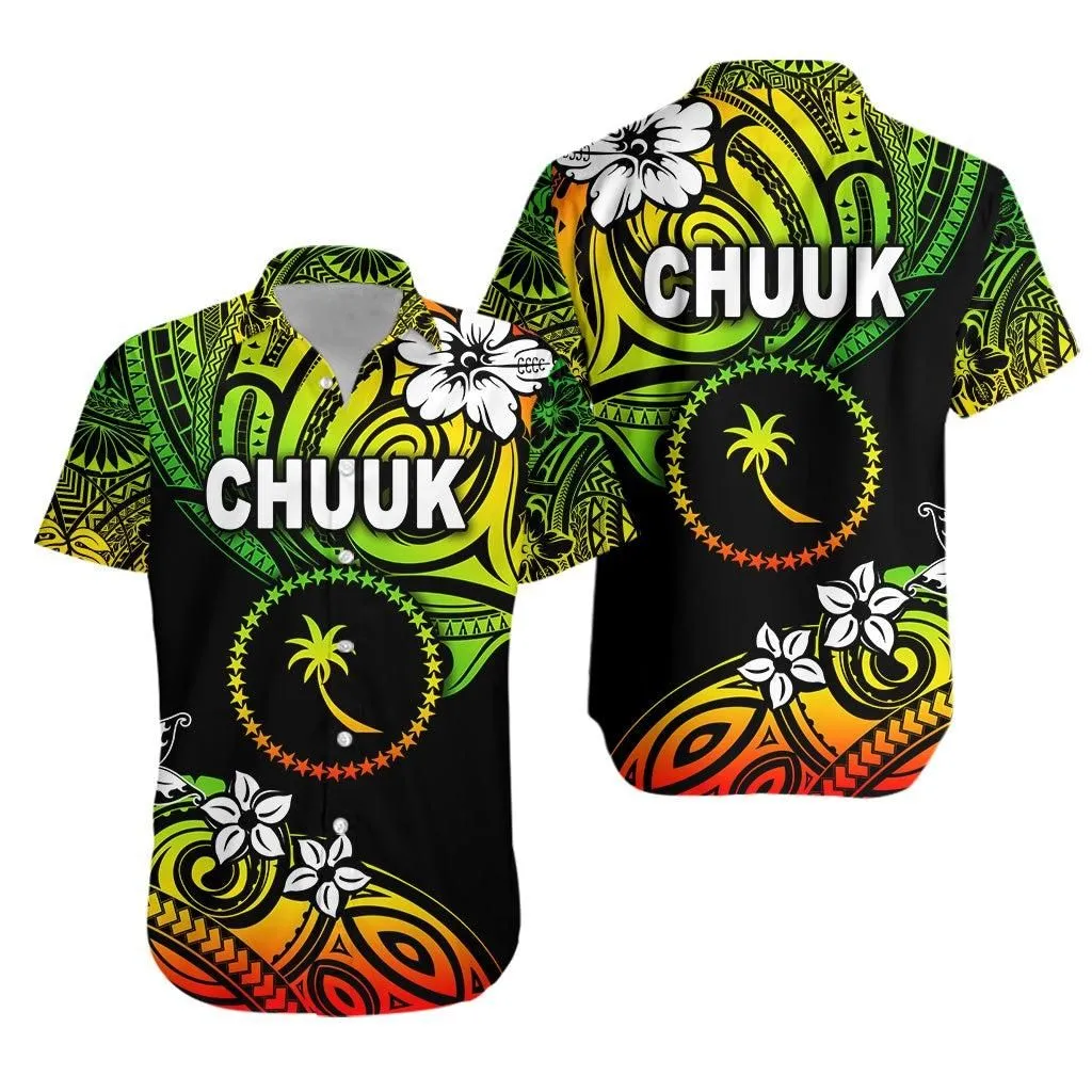 Fsm Chuuk Hawaiian Shirt Unique Vibes   Reggae Lt8_1