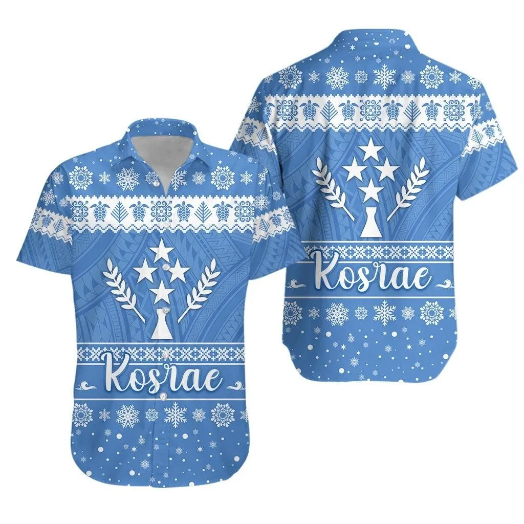 Fsm Kosrae Christmas Hawaiian Shirt Simple Style Lt8_1