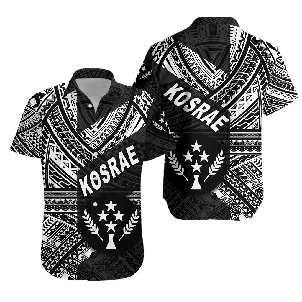 Fsm Kosrae Hawaiian Shirt Original Style   Black Lt8_1