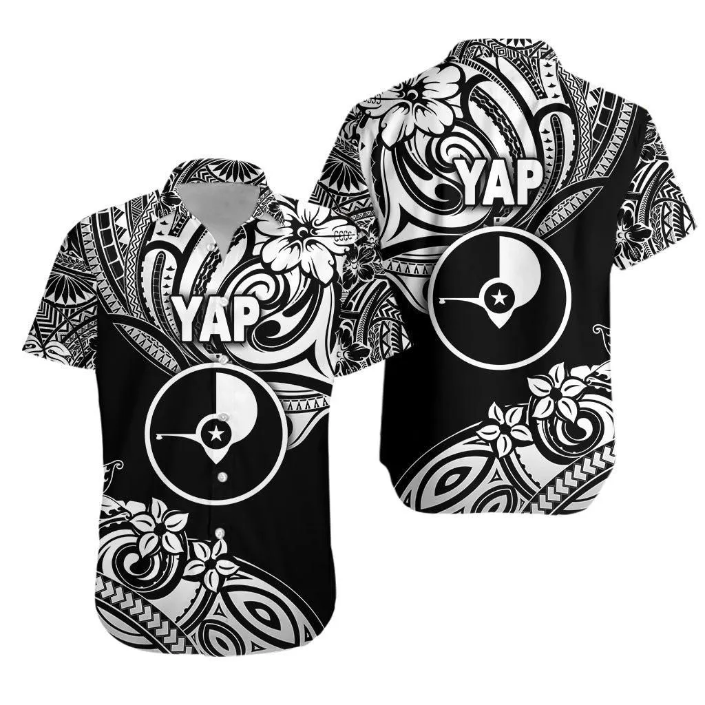 Fsm Yap Hawaiian Shirt Unique Vibes   Black Lt8_1