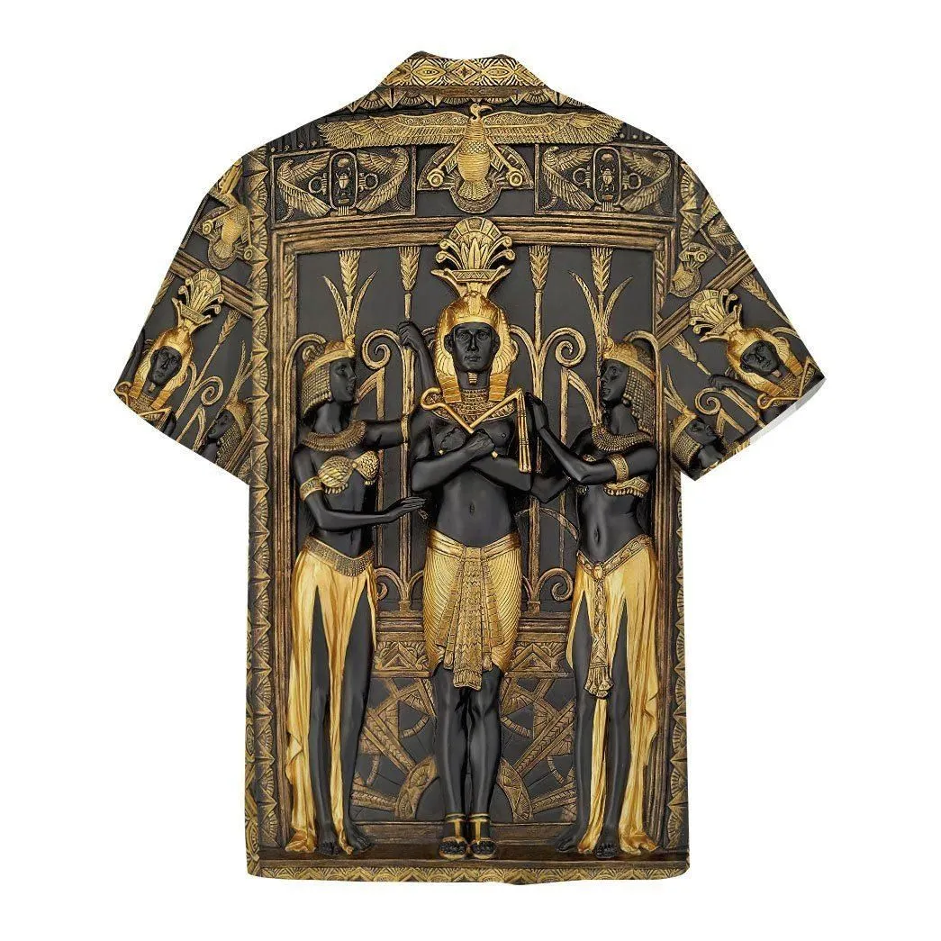 Gearhumans 3D Ancient Egypt Pharao Custom Short Sleeves Shirt_0