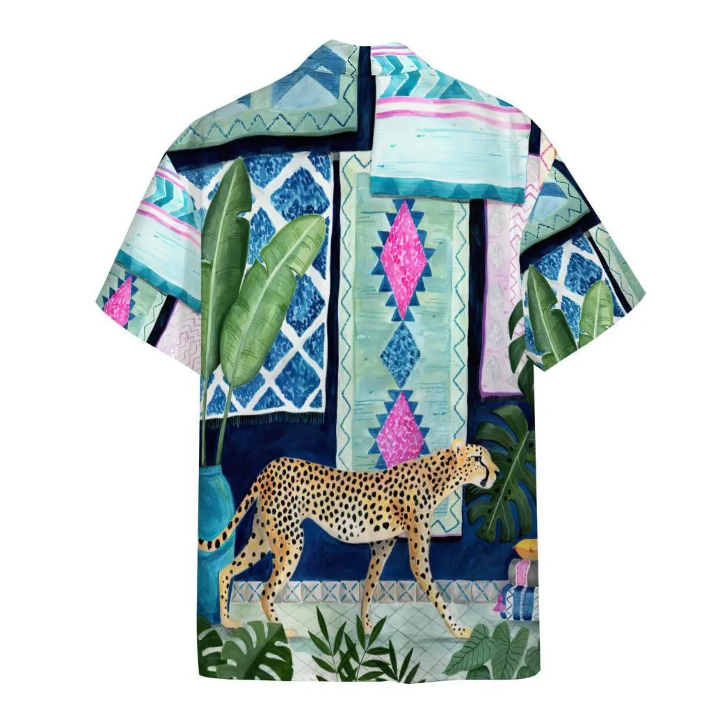 Gearhumans Cheetah In Morocco 3D Hawaii Shirt_0