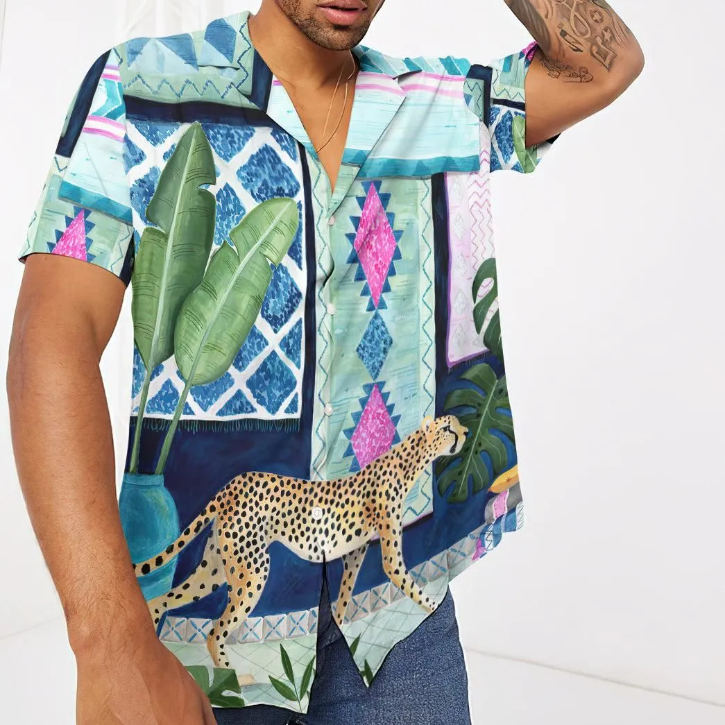 Gearhumans Cheetah In Morocco 3D Hawaii Shirt_1