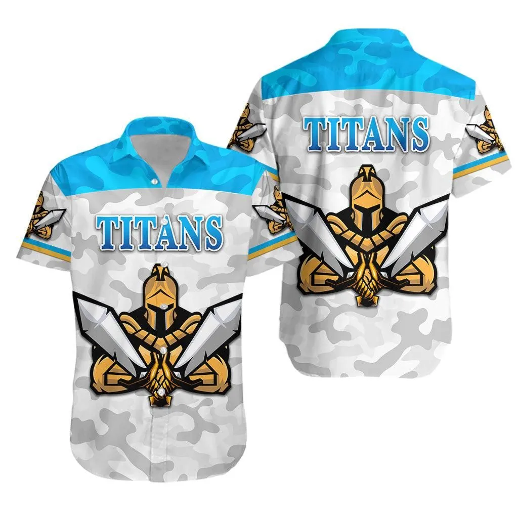 Gold Coast Titans Hawaiian Shirt 2021 Gladiator Camouflage Lt8_1