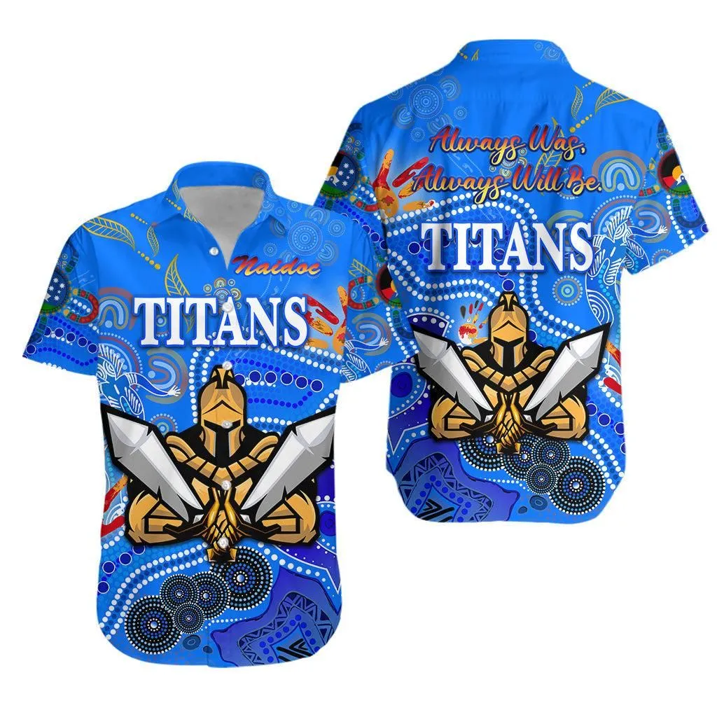 Gold Coast Titans Hawaiian Shirt 2021 Naidoc Lt8_1