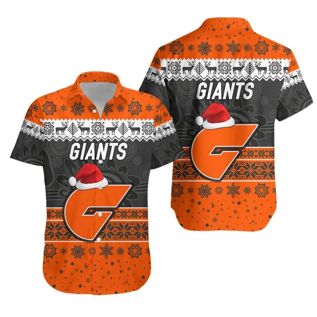 Greater Western Sydney Hawaiian Shirt Giants Christmas Simple Style Lt8_1