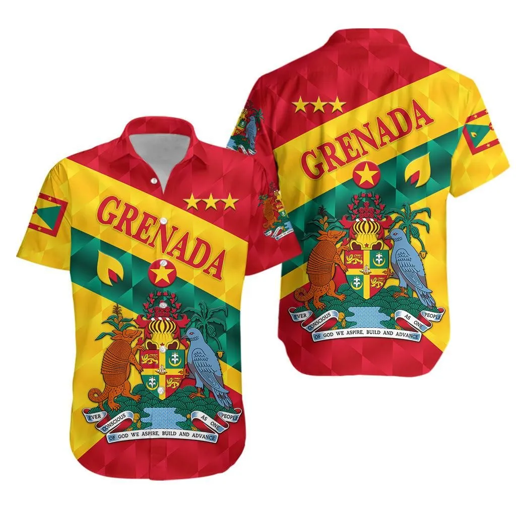 Grenada Hawaiian Shirt Sporty Style Lt8_1