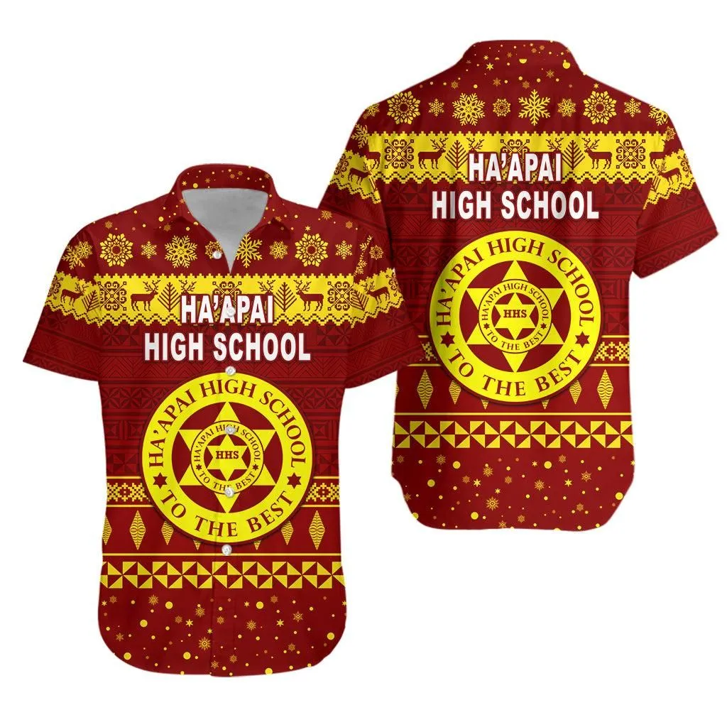 Haapai High School Christmas Hawaiian Shirt Simple Style Lt8_1