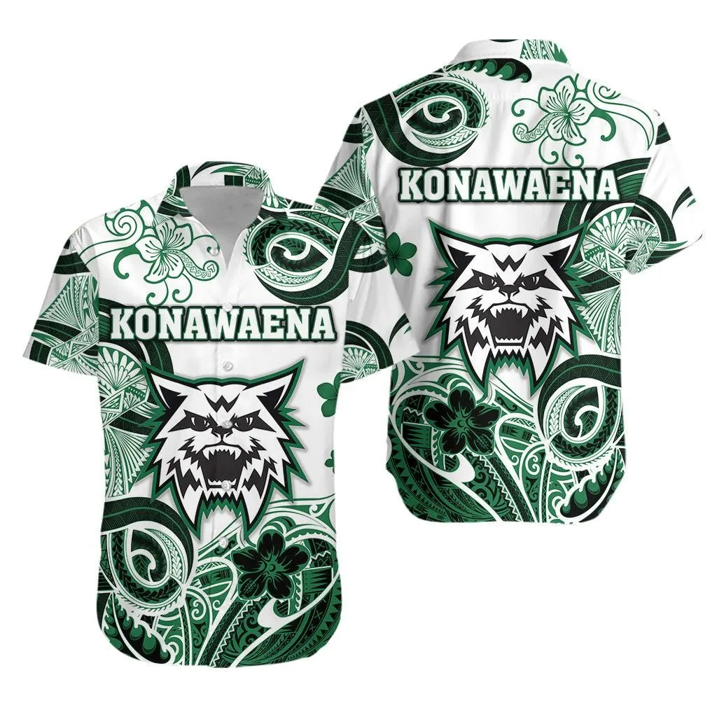 Hawaii Konawaena Wildcats School Hawaiian Shirt Unique Style Lt8_1