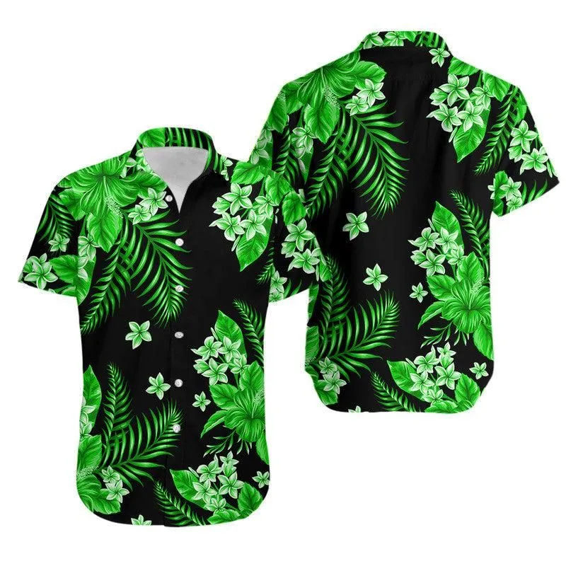 Hawaii Summer Colorful Hawaiian Shirt Green Lt6_0