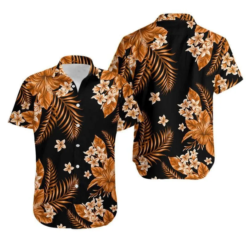 Hawaii Summer Colorful Hawaiian Shirt Orange Lt6_0