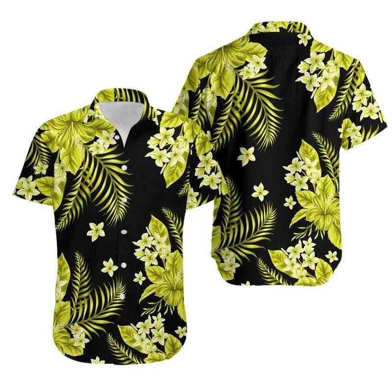 Hawaii Summer Colorful Hawaiian Shirt Yellow Lt6_0